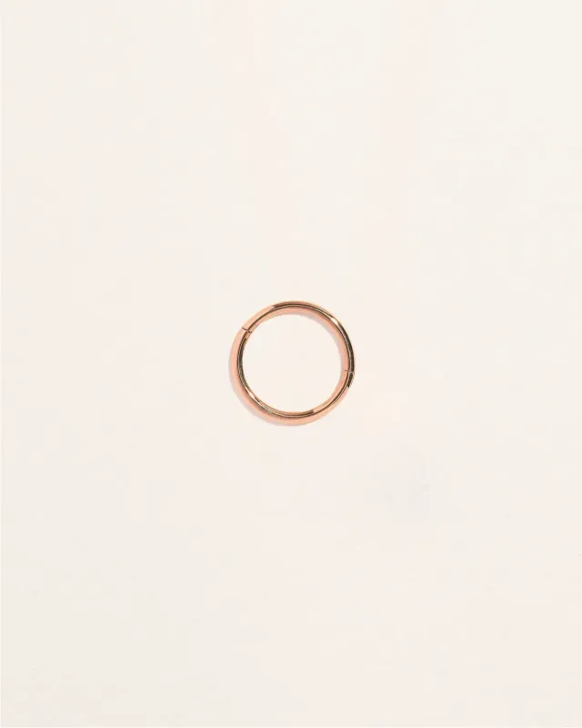 10mm Rose Plain Hoop made by Pamela Love