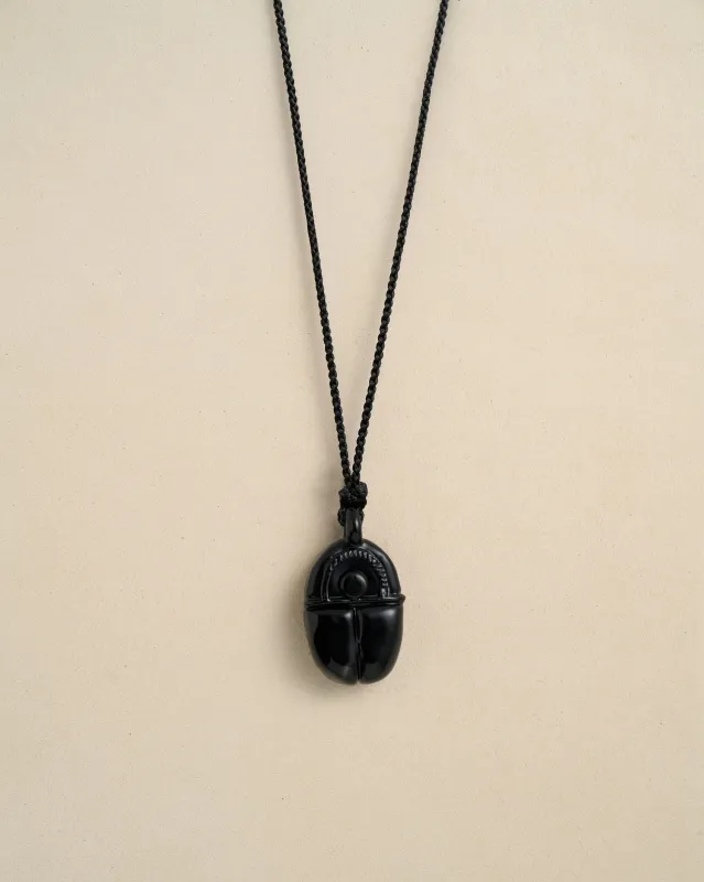 Scarab Pendant made by Pamela Love