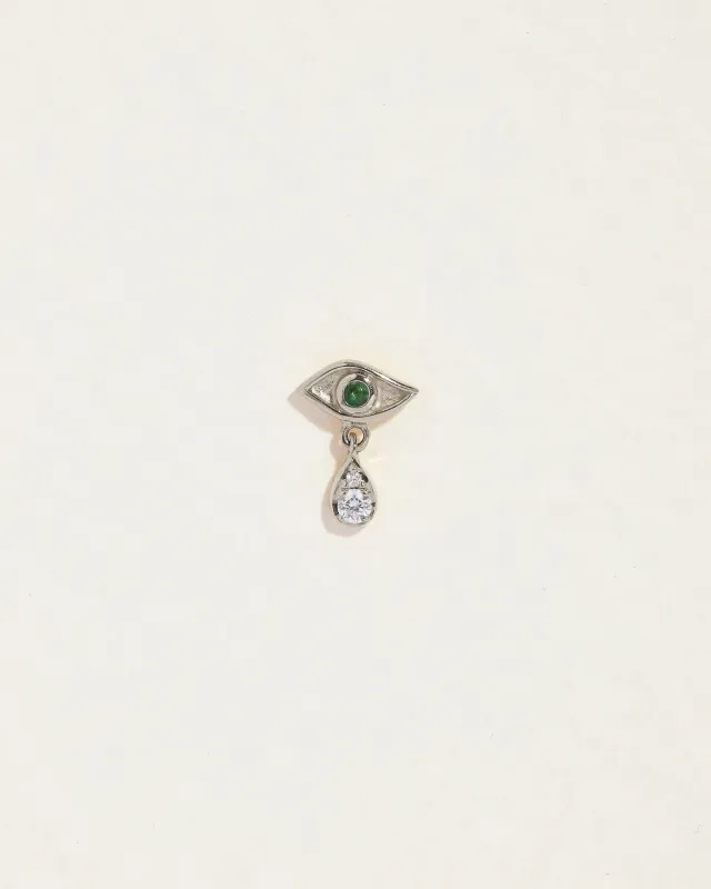 Crying Eye Stud made by Pamela Love
