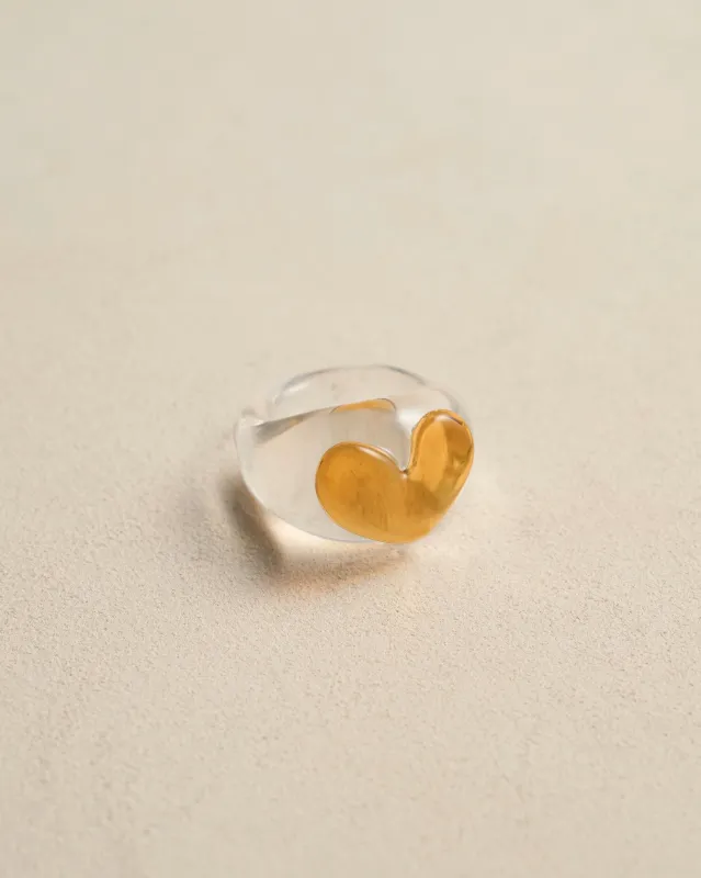 Heart of Glass Ring made by Pamela Love