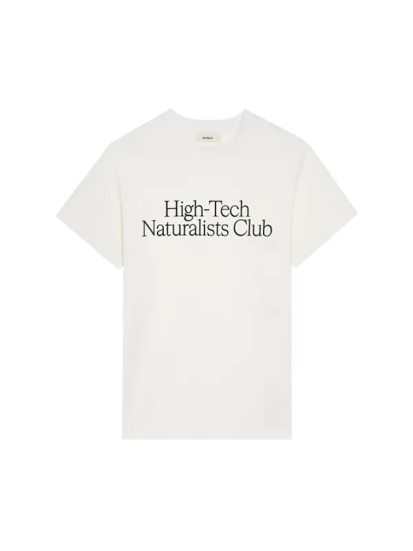 Womens High-Tech Naturalists Club T-shirt—off-white sold by Pangaia