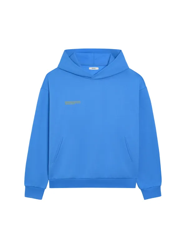 Womens In Conversion Cotton Hoodie—water blue sold by Pangaia