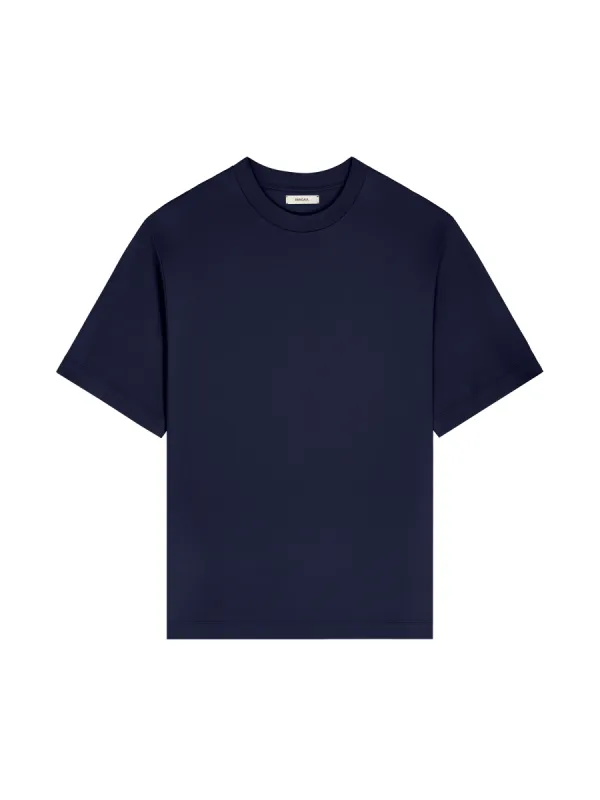 Womens DNA Oversized T-Shirt—navy sold by Pangaia