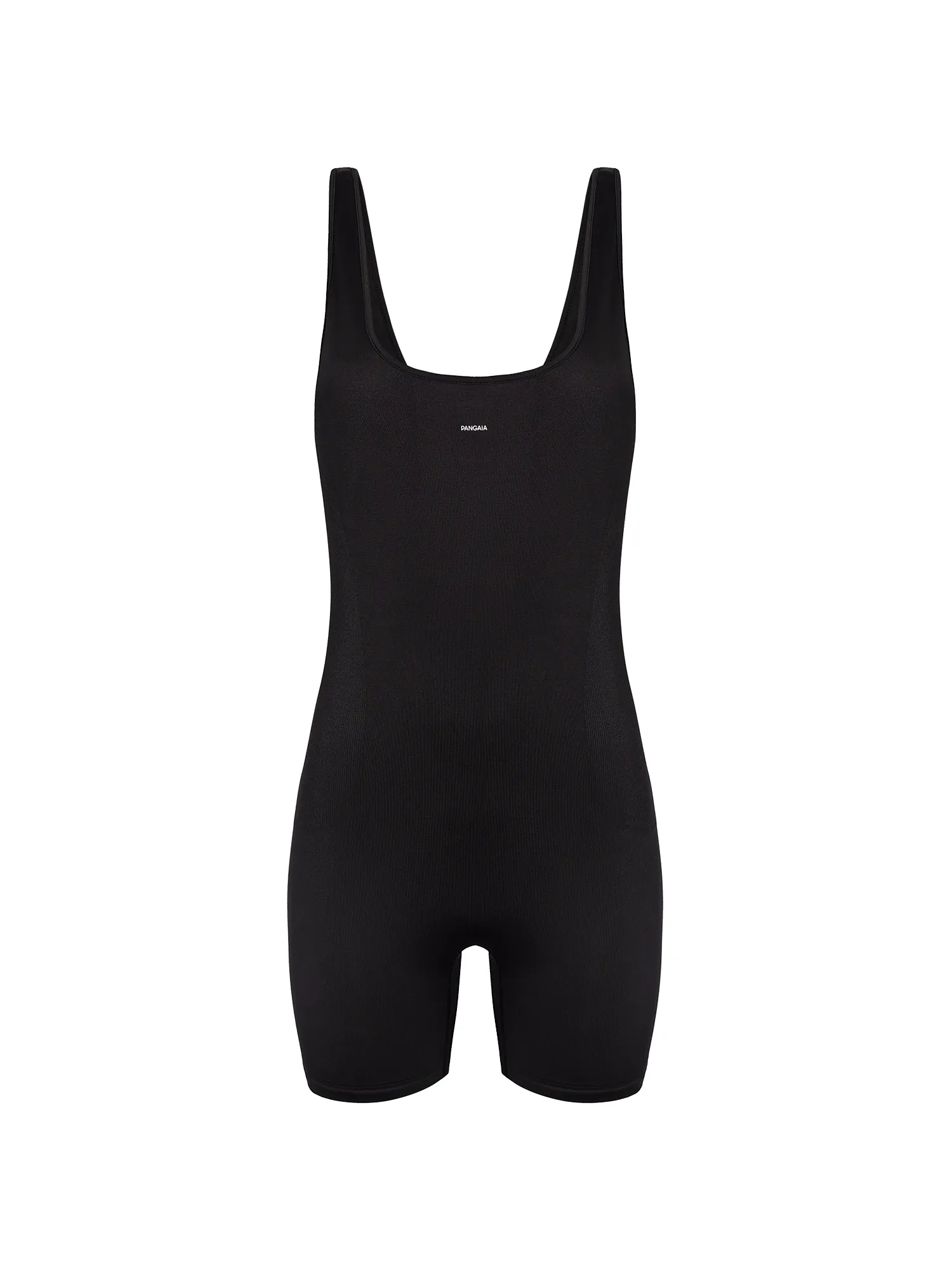 Womens Plant-Stretch Compressive Unitard—black sold by Pangaia