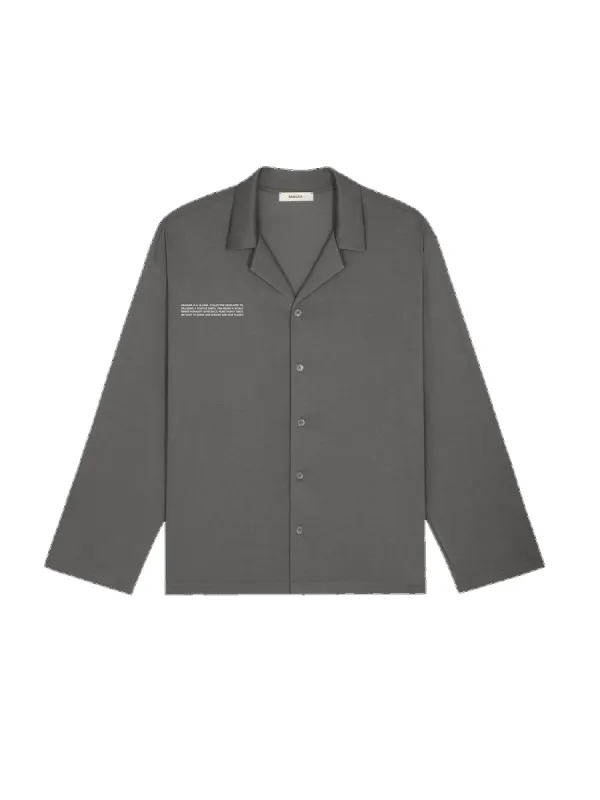 365 Lightweight Pyjama Shirt—atmosphere grey sold by Pangaia