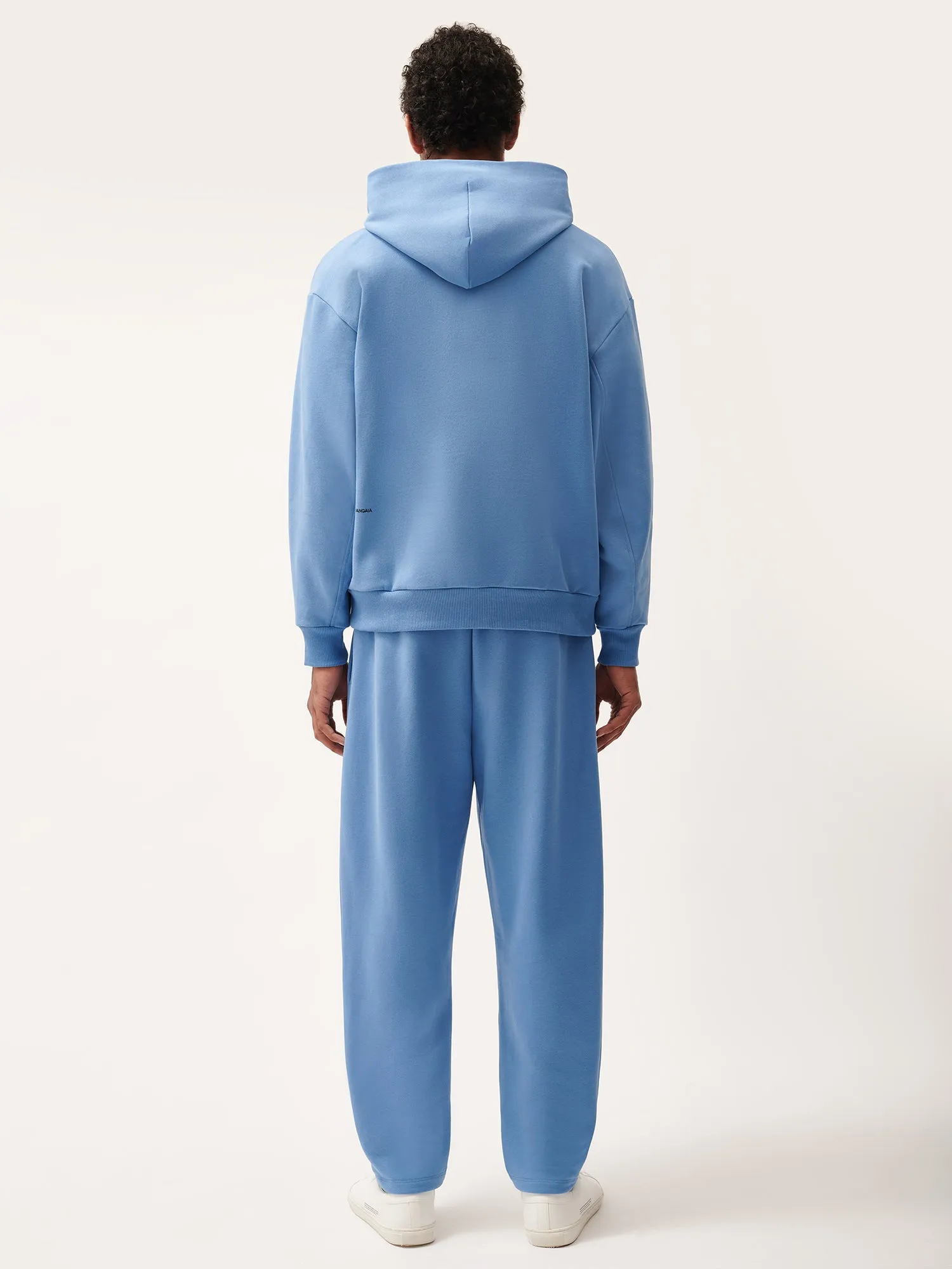 Womens DNA Barrel-Leg Track Pants—summit blue sold by Pangaia product image thumbnail 4