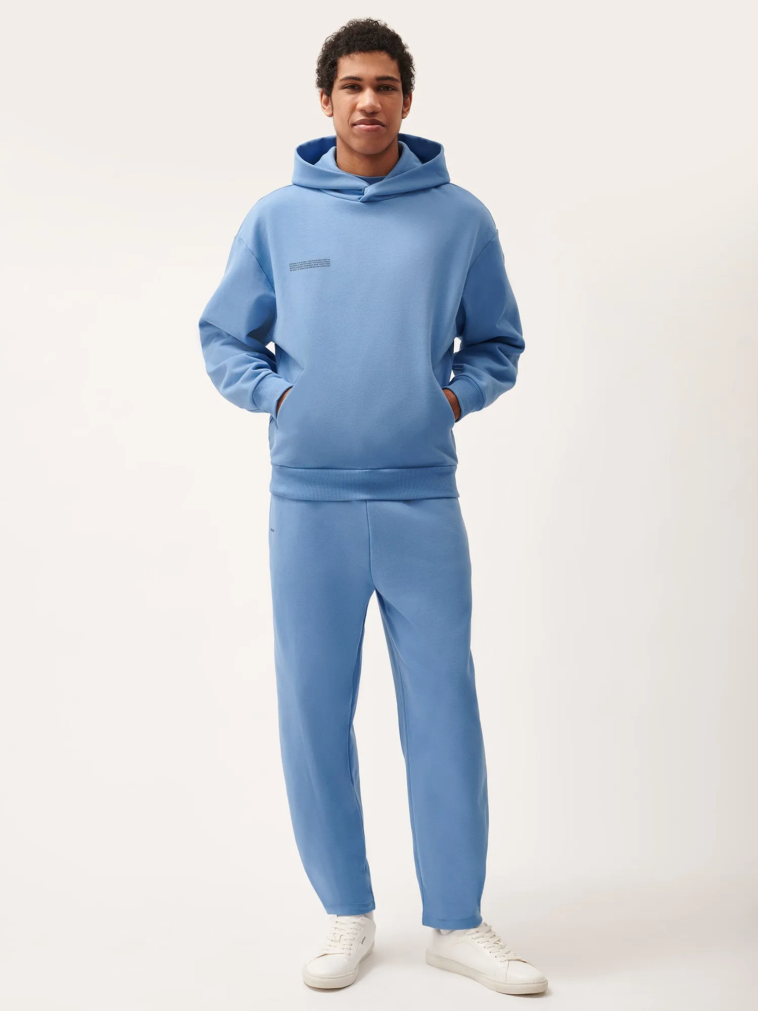 Womens DNA Barrel-Leg Track Pants—summit blue sold by Pangaia product image thumbnail 2