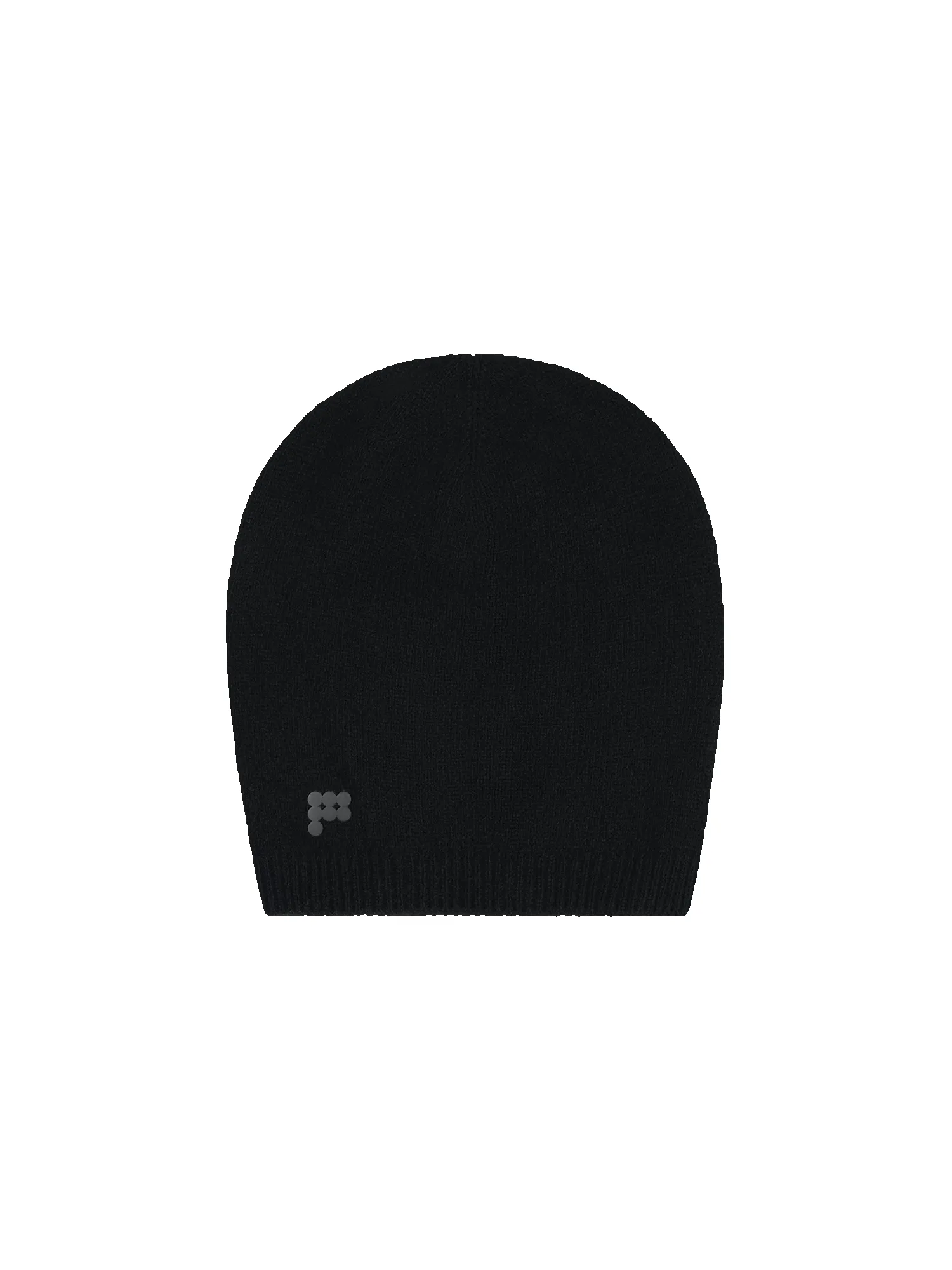 Recycled Cashmere Beanie—black sold by Pangaia