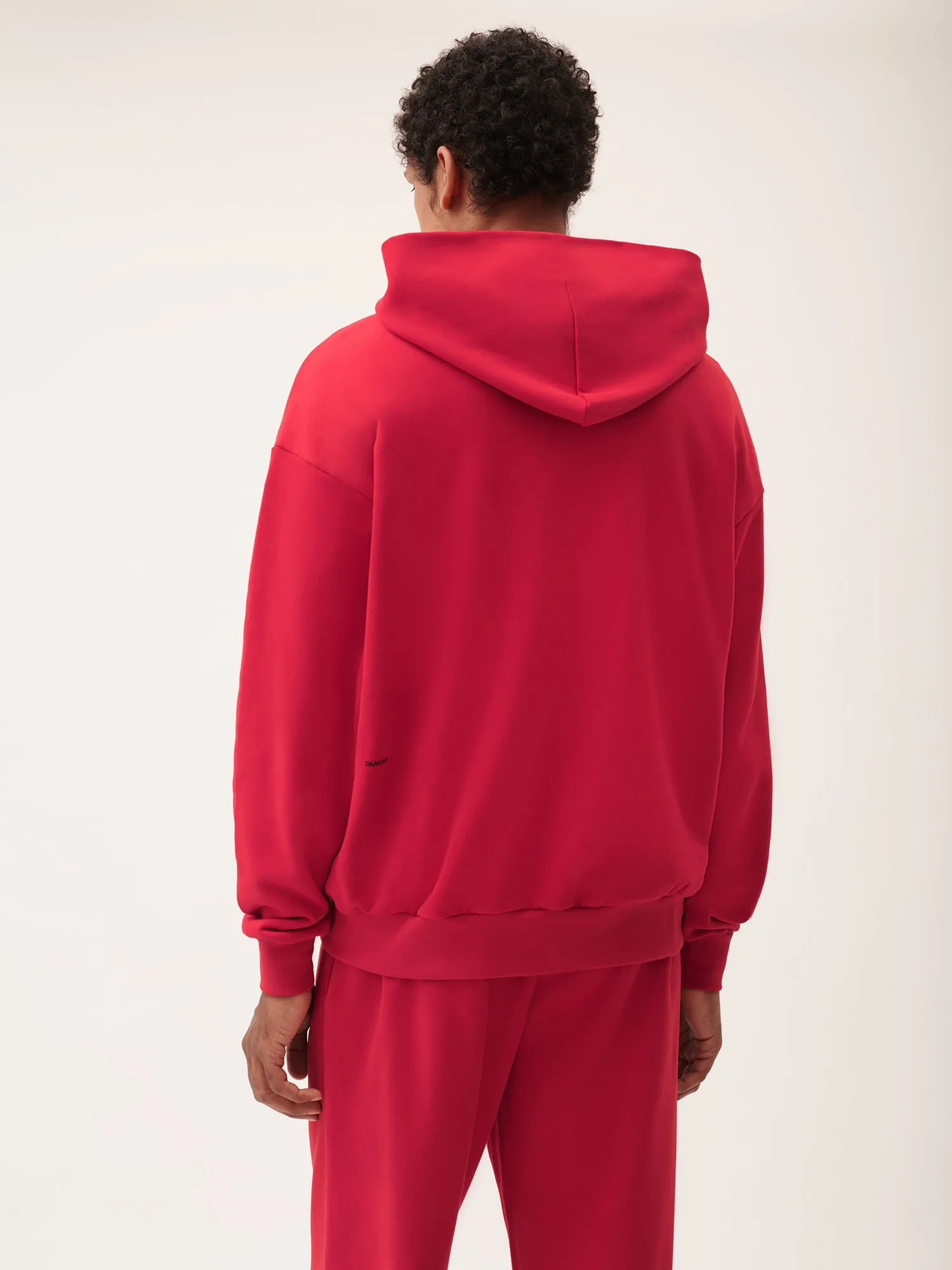 Womens 365 Midweight Hoodie—Goji red sold by Pangaia product image thumbnail 5