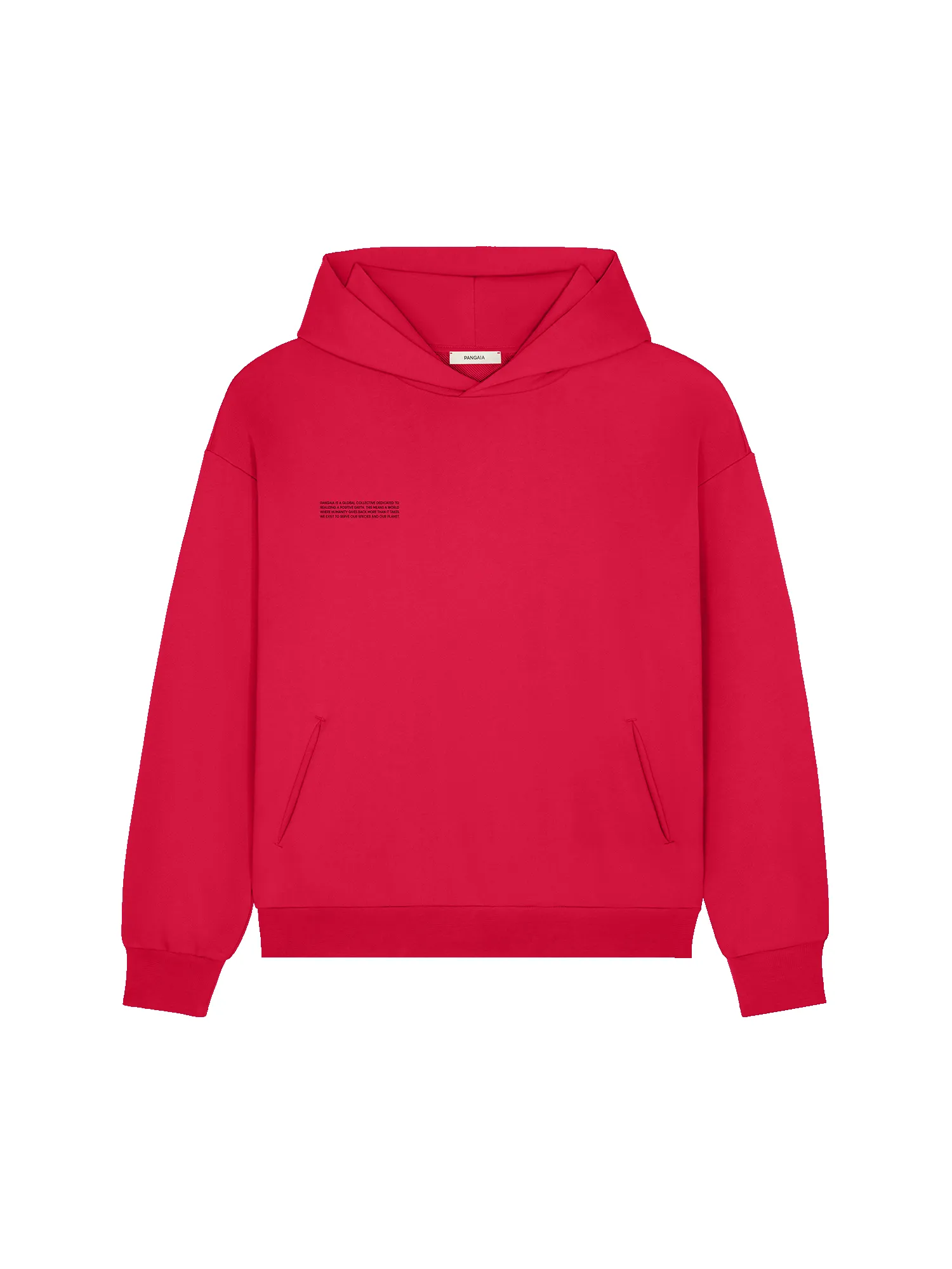 Womens 365 Midweight Hoodie—Goji red sold by Pangaia