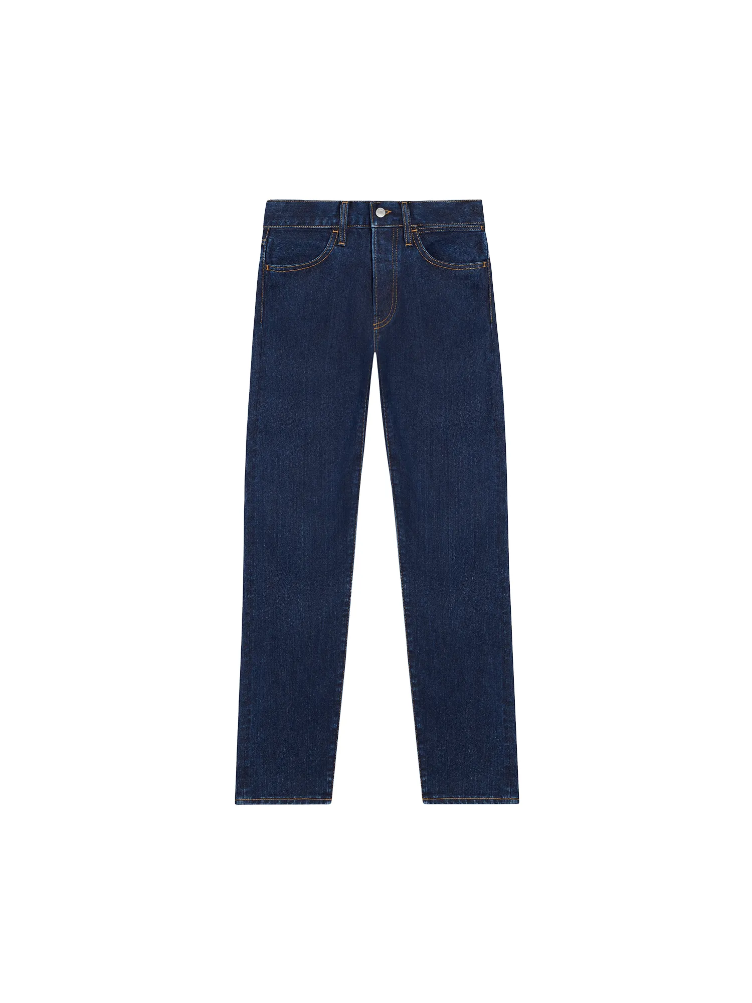 Womens Nettle Denim Straight Leg Jeans—rinse wash sold by Pangaia
