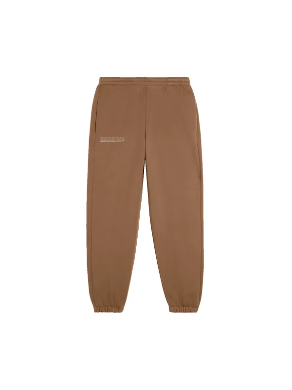 Womens Archive 365 Heavyweight Track Pants—marais brown sold by Pangaia