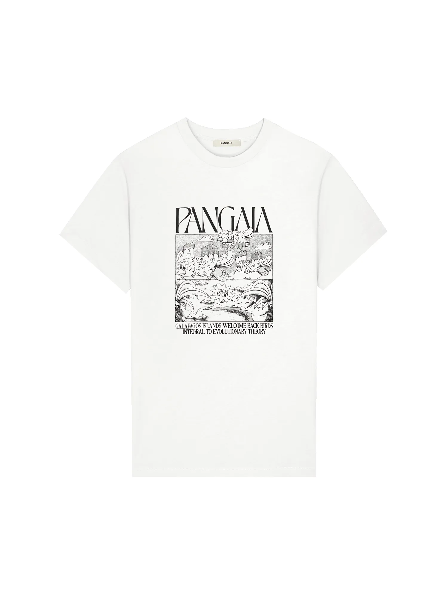 Womens Finches Return Hope T-Shirt—off-white sold by Pangaia