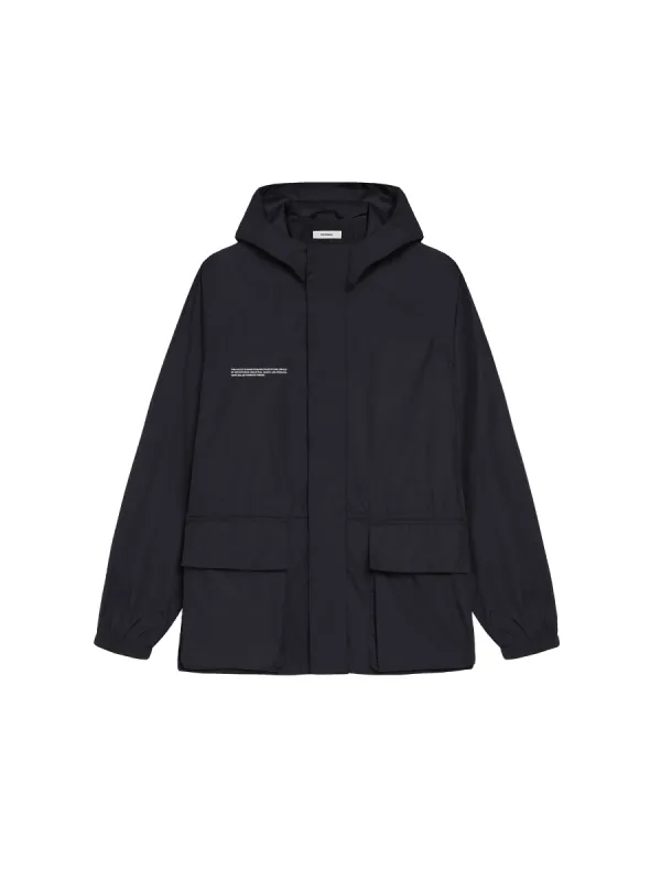 Womens Nylon Color Block Jacket—black sold by Pangaia