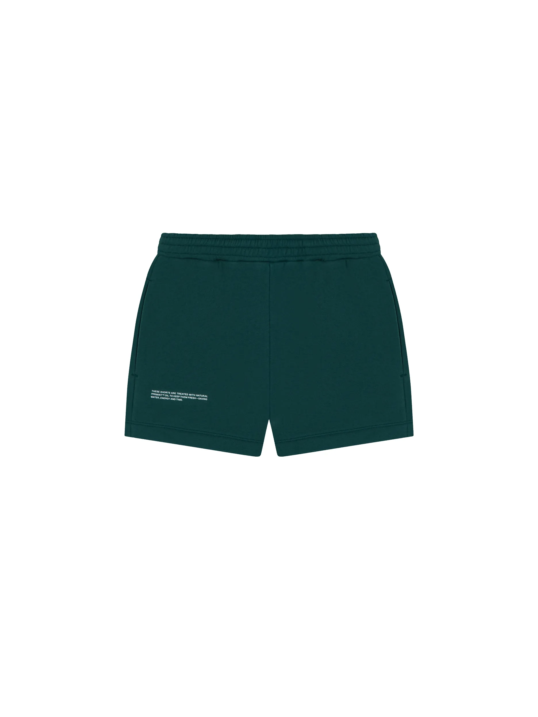 Womens 365 Midweight Shorts—foliage green sold by Pangaia