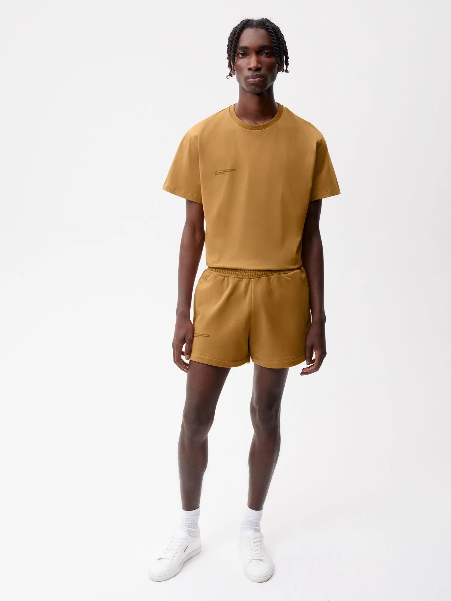 Womens 365 Midweight Shorts—copper brown sold by Pangaia product image thumbnail 3