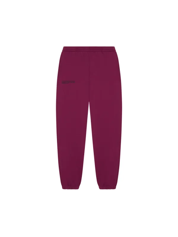 Womens 365 Heavyweight Track Pants—plum purple sold by Pangaia