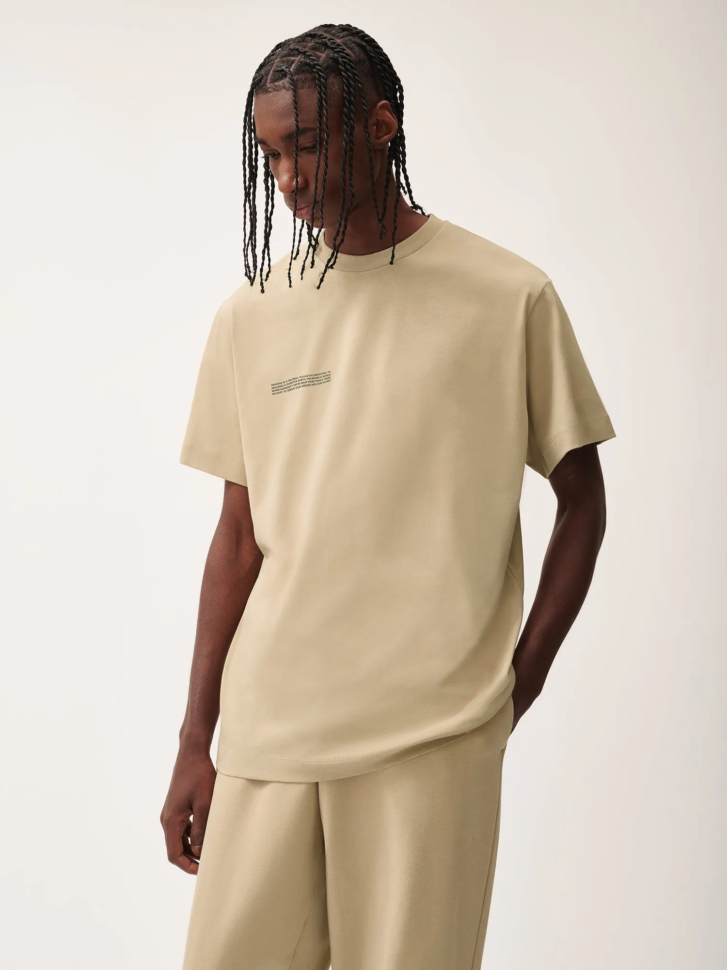 Womens 365 Midweight T-shirt—birch beige sold by Pangaia product image thumbnail 2