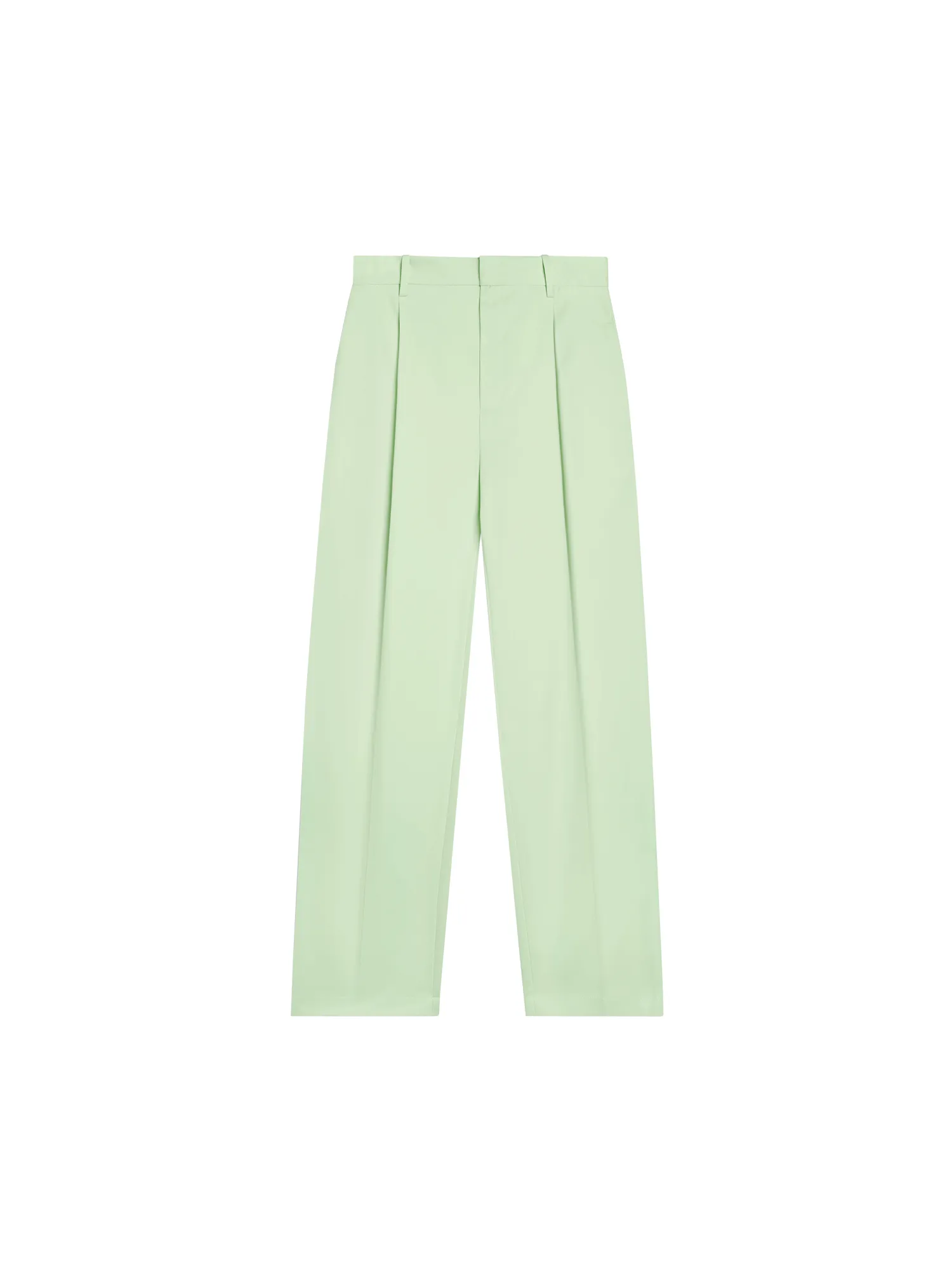 Archive Men's Cotton Tailored Trousers—pistachio sold by Pangaia