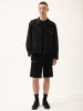 Womens DNA Cotton Linen Harrington Jacket—black sold by Pangaia
