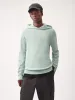 Womens Regenerative Merino Wool Hoodie—eucalyptus blue sold by Pangaia