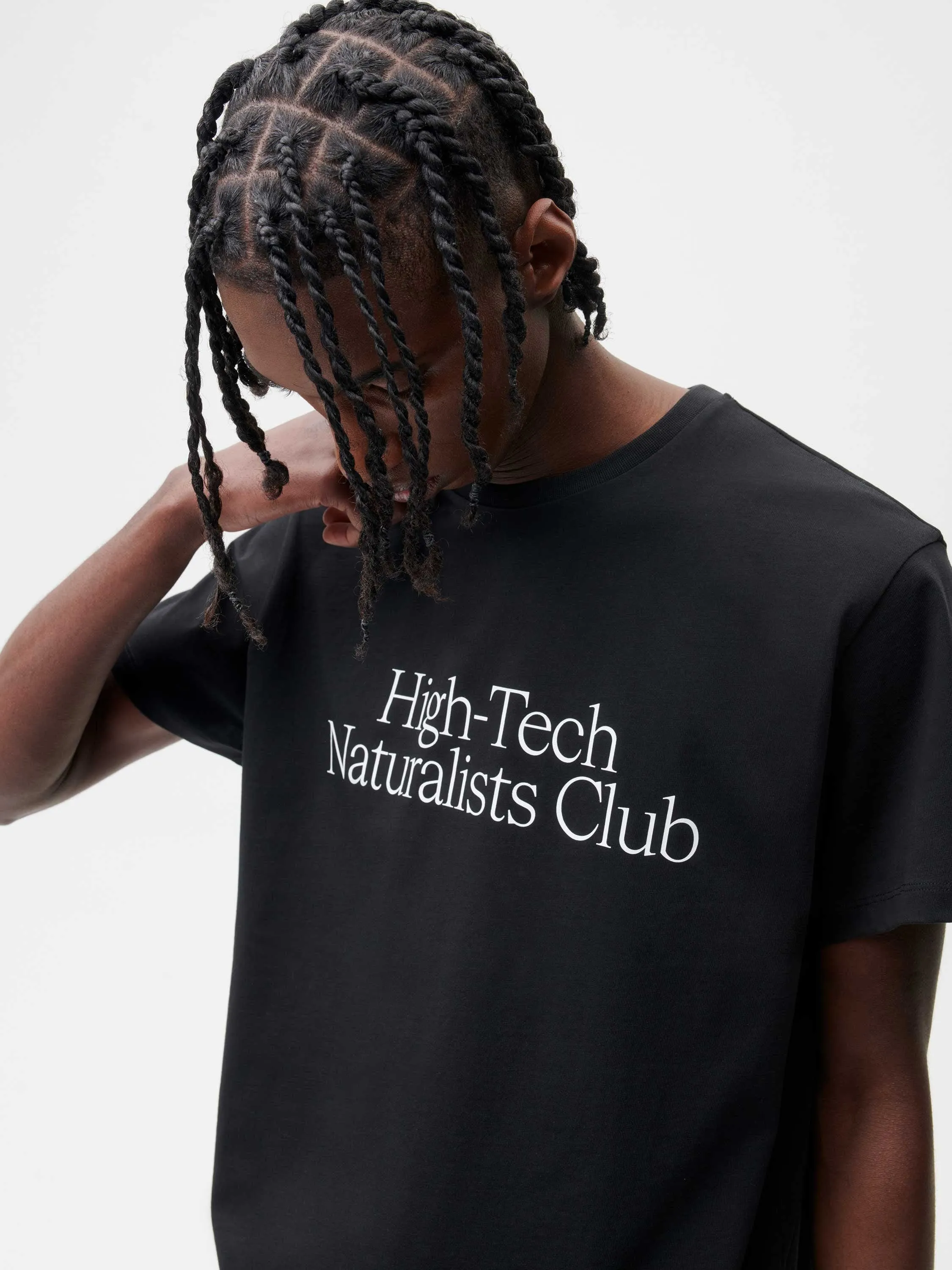 Womens High-Tech Naturalists Club T-shirt—black sold by Pangaia product image thumbnail 5