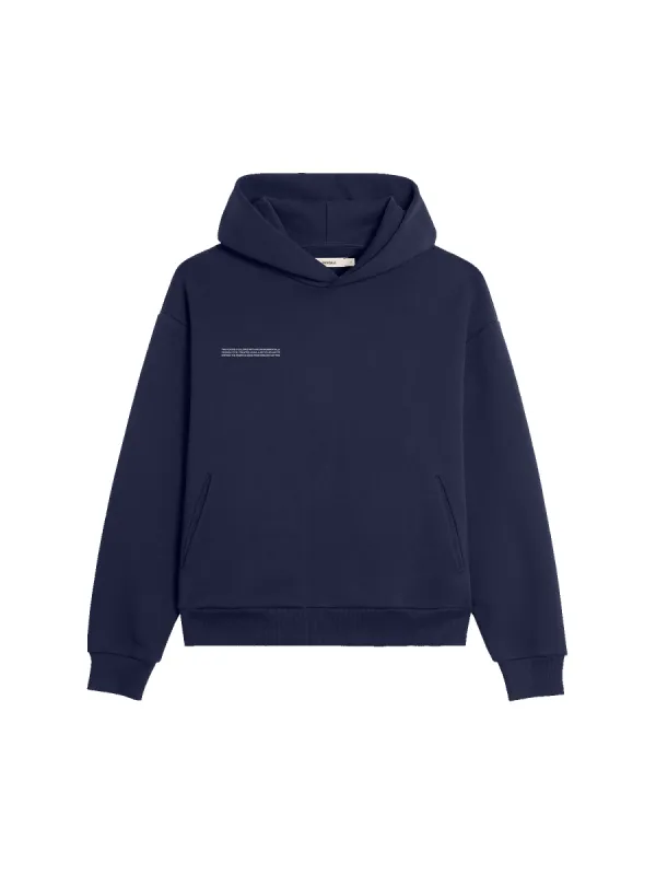 Womens 365 Midweight Hoodie—navy sold by Pangaia
