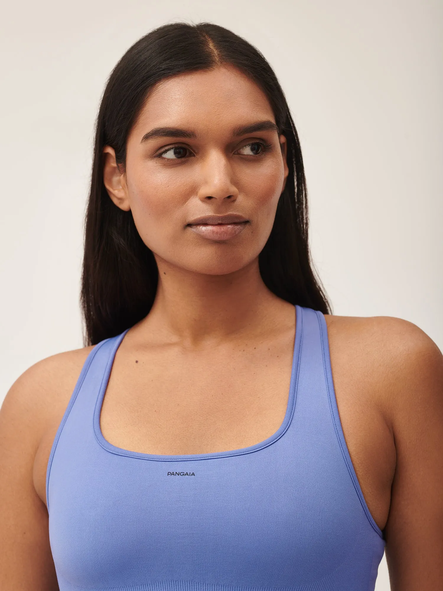 Women's Plant-Stretch Compressive Sports Bra—Iris Purple sold by Pangaia product image thumbnail 4