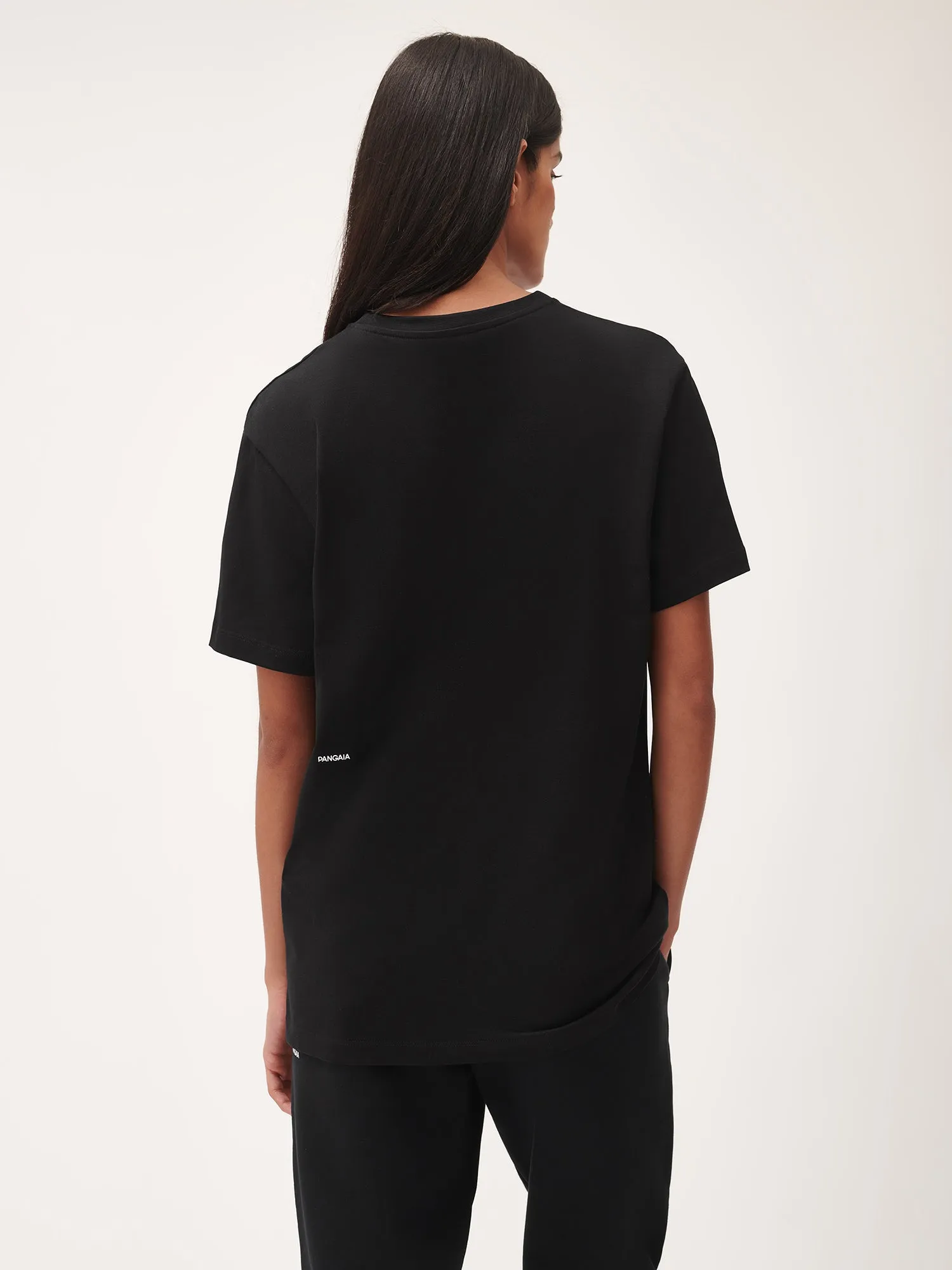 Womens 365 Midweight T-shirt—Black sold by Pangaia product image thumbnail 5