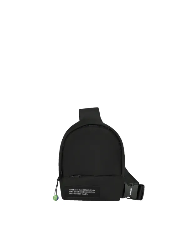 Nylon Cross-Body Bag—black sold by Pangaia