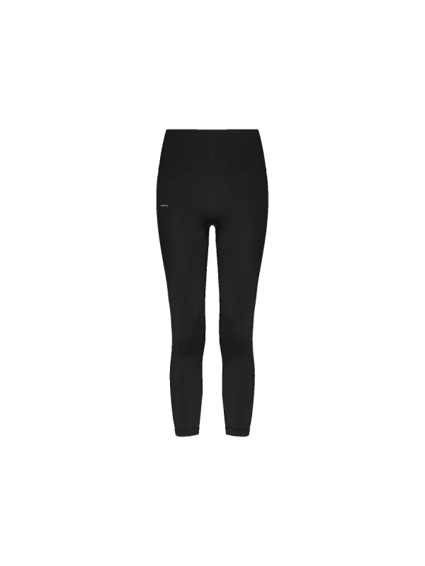 Womens Plant-Stretch Compressive 7/8 Leggings—Black sold by Pangaia