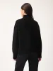 Women's Recycled Cashmere Turtleneck Sweater—black sold by Pangaia