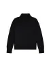 Women's Recycled Cashmere Turtleneck Sweater—black sold by Pangaia