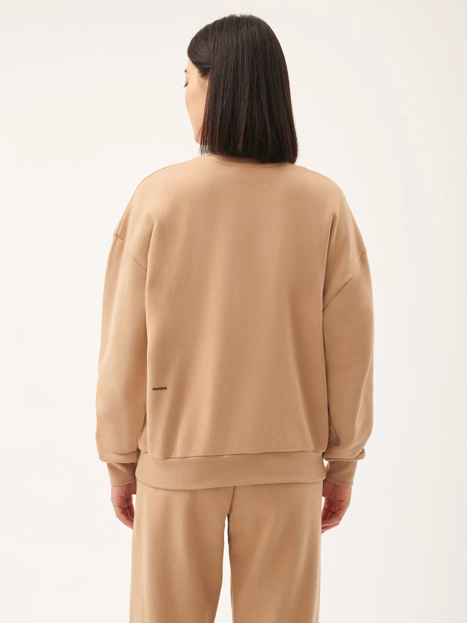 Womens 365 Midweight Sweatshirt—desert camel sold by Pangaia product image thumbnail 4
