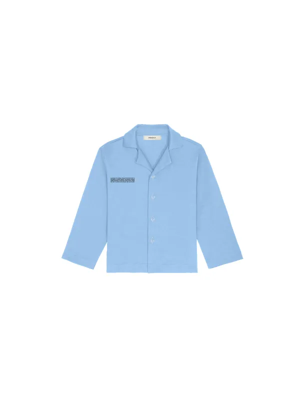 Kid's 365 Lightweight Playwear Shirt—lake blue sold by Pangaia