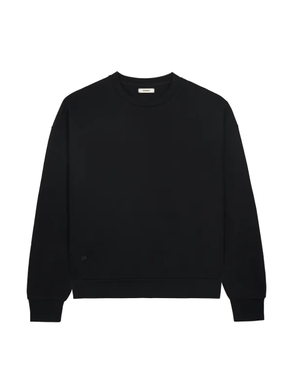 Womens Recycled Wool Jersey Oversized Sweater—black sold by Pangaia