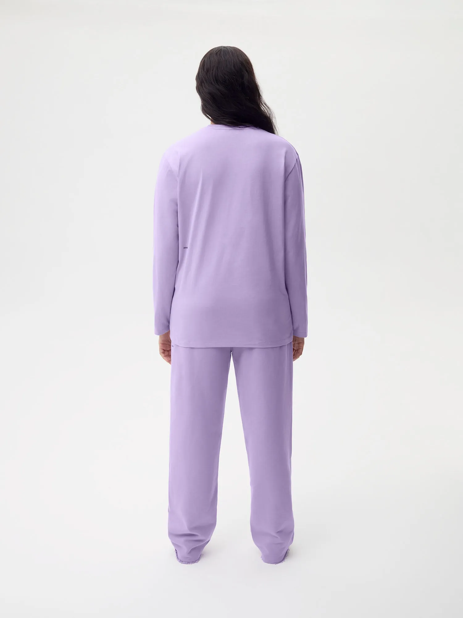Womens 365 Midweight Long Sleeve T-shirt—Orchid Purple sold by Pangaia product image thumbnail 3
