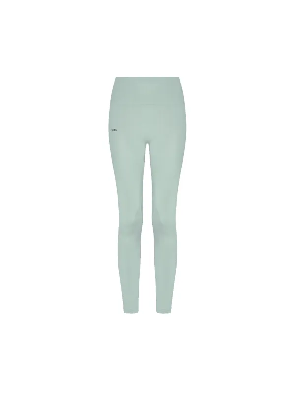 Womens Plant-Stretch Compressive Leggings—Eucalyptus Blue sold by Pangaia