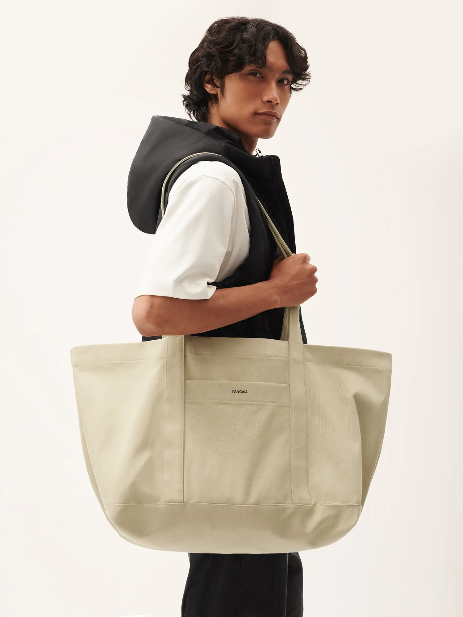 365 Oversized Tote Bag—maitake beige sold by Pangaia product image thumbnail 2