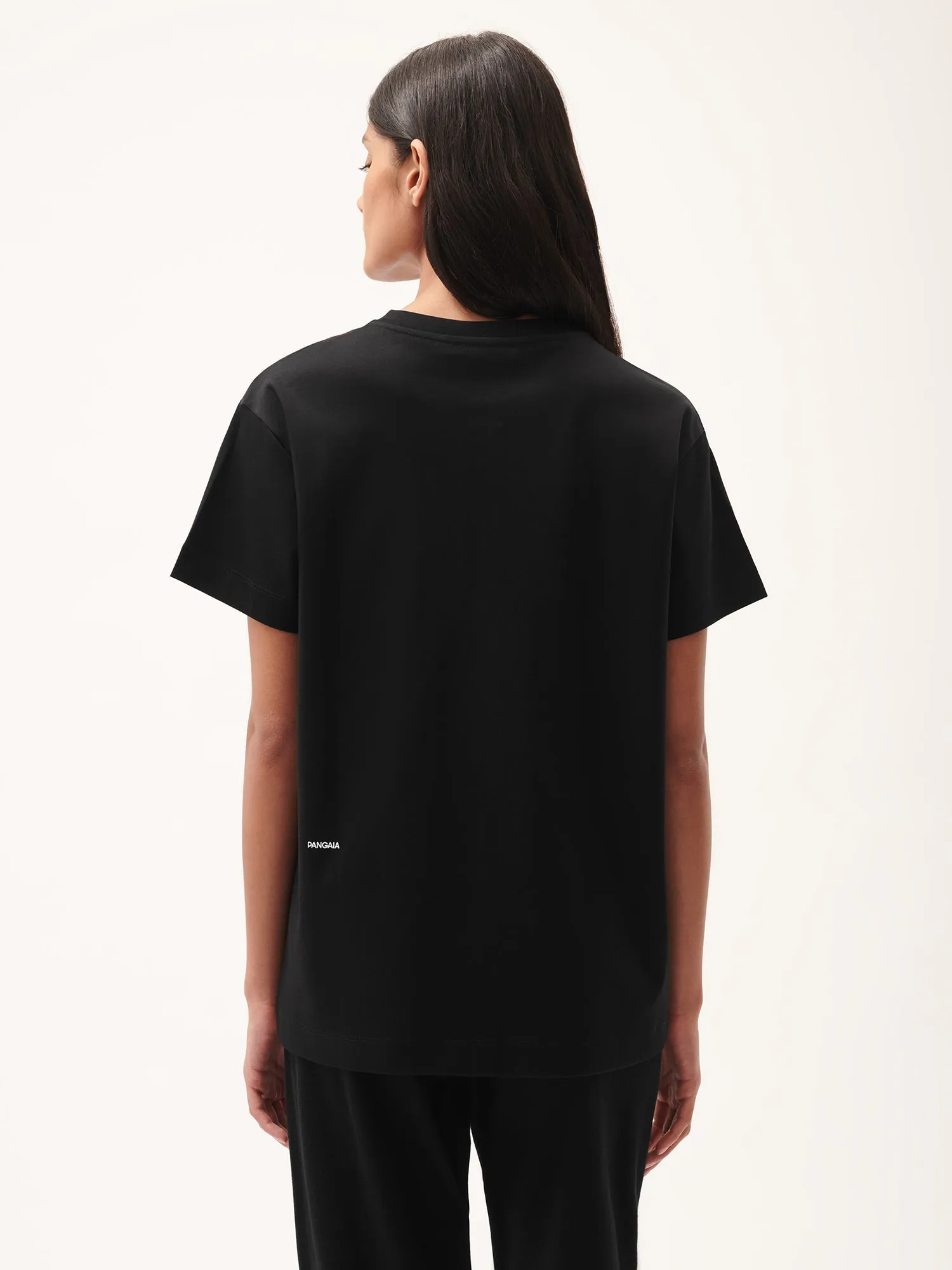 Womens DNA Henley T-Shirt—black sold by Pangaia product image thumbnail 3