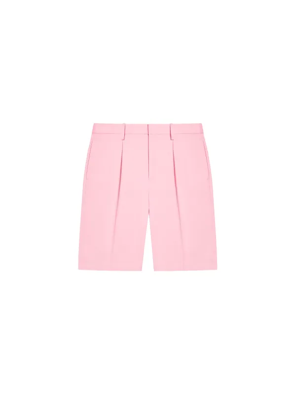 Archive Men's Cotton Tailored Shorts—sakura pink sold by Pangaia
