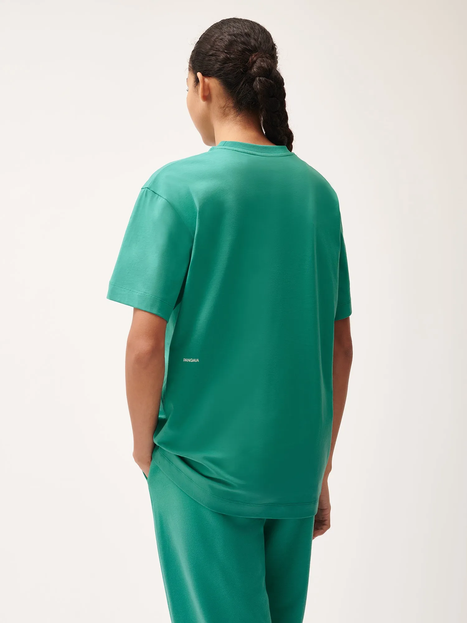 Womens 365 Midweight T-shirt—mangrove turquoise sold by Pangaia product image thumbnail 5