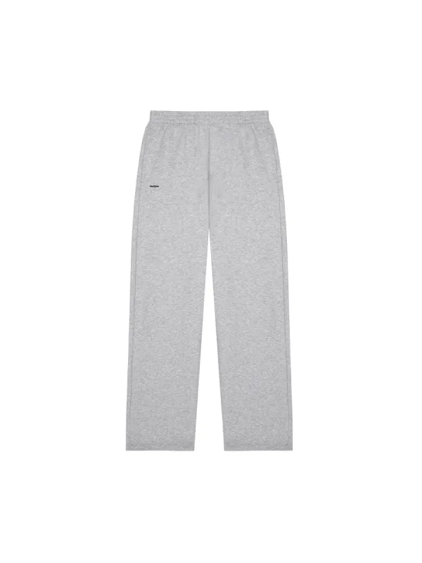 Womens 365 Midweight Straight Leg Track Pants—grey marl sold by Pangaia