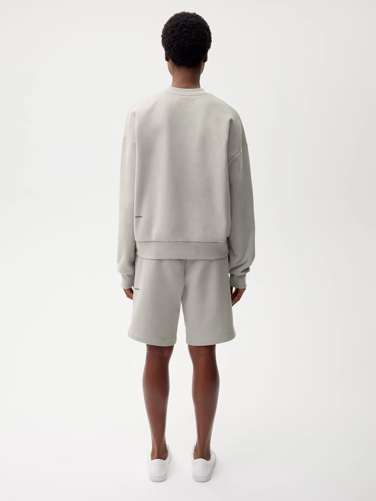 Womens 365 Midweight Long Shorts—stone sold by Pangaia product image thumbnail 3