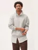 Womens Double Jersey Half Zip Sweatshirt—stone sold by Pangaia