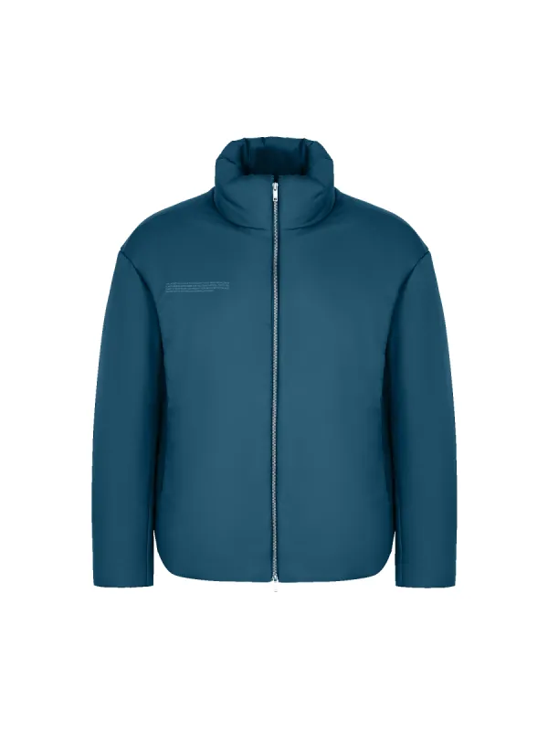 Womens Flower-Warmth Puffer Jacket—Storm Blue sold by Pangaia