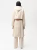Womens Organic Cotton Trench Coat—sand sold by Pangaia