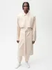 Womens Organic Cotton Trench Coat—sand sold by Pangaia