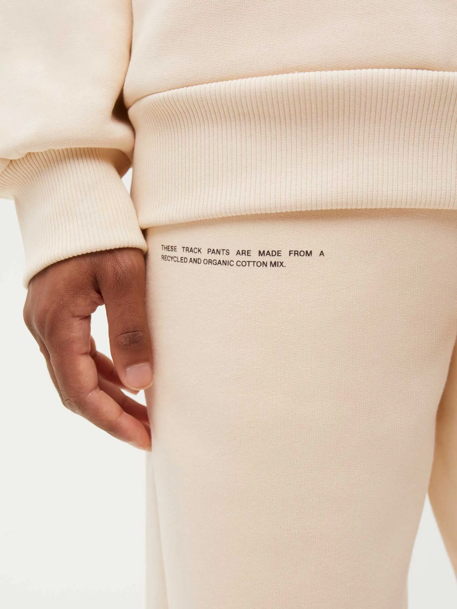 Womens 365 Heavyweight Track Pants—sand sold by Pangaia product image thumbnail 5