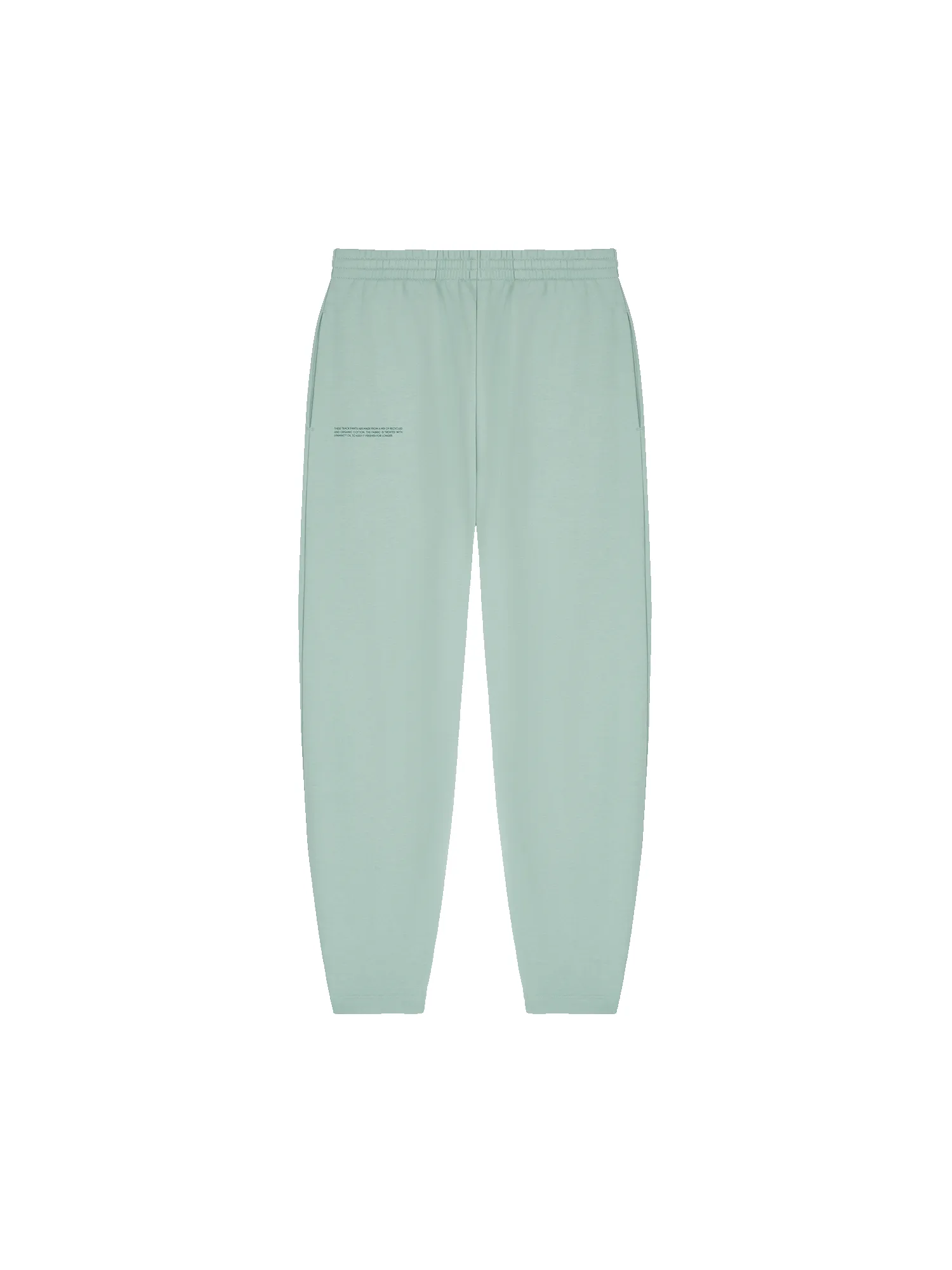 Womens DNA Barrel-Leg Track Pants—eucalyptus blue sold by Pangaia